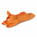 Orange latex pig toy