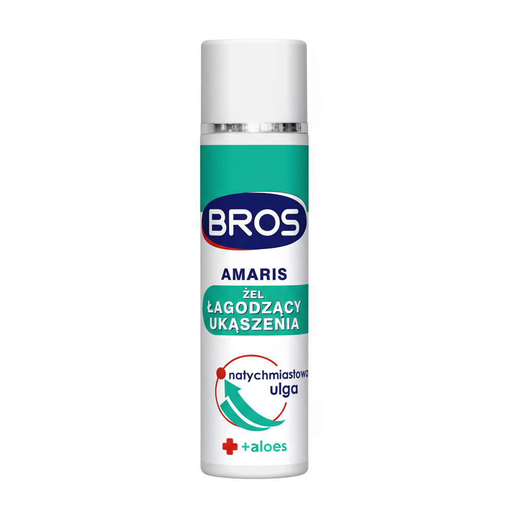 BROS Amaris soothing gel for insect bites 50ml white background product photo