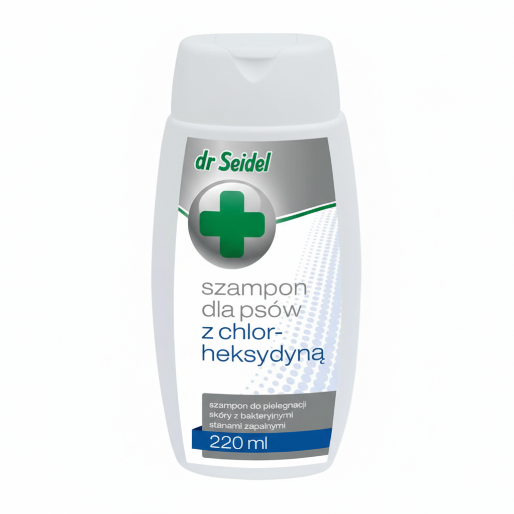 Dr Seidel dog shampoo with chlorhexidine 220ml