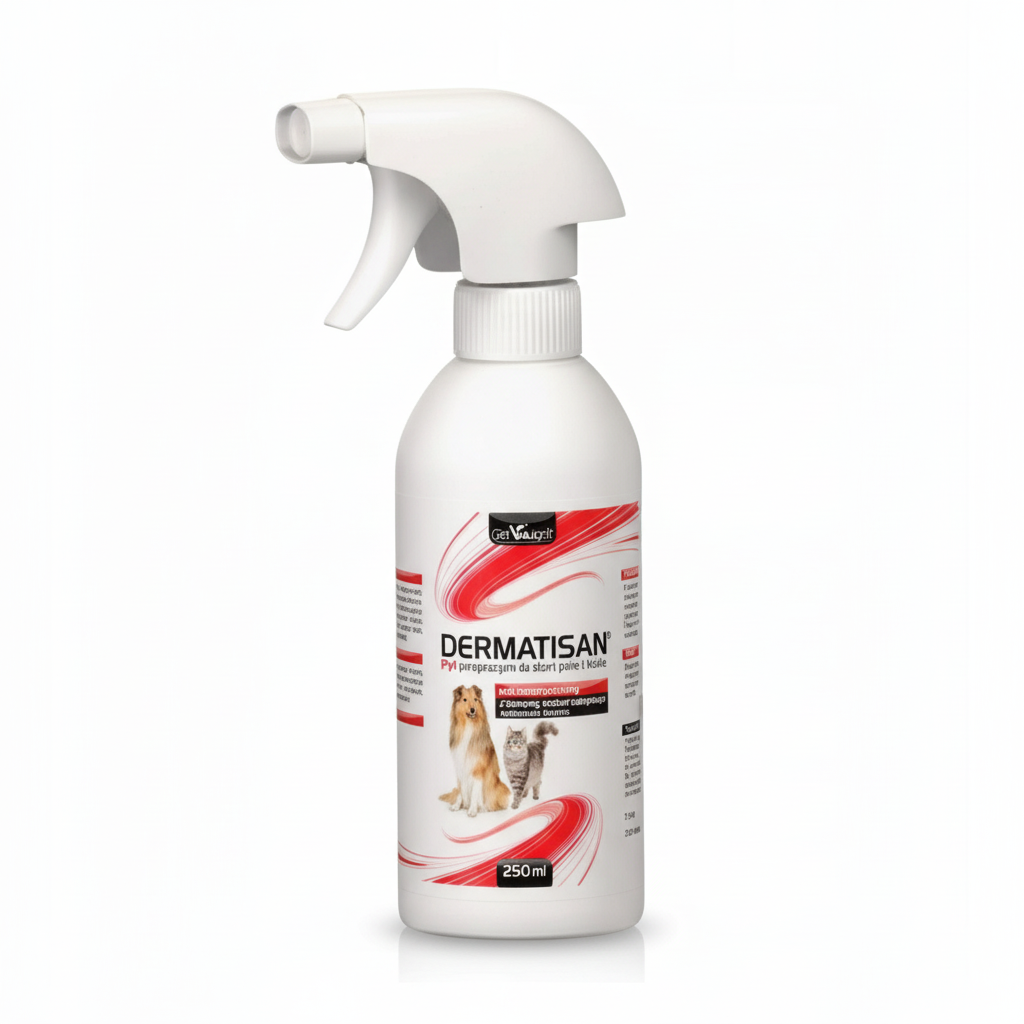 Dermatisan spray 250ml white background product photo