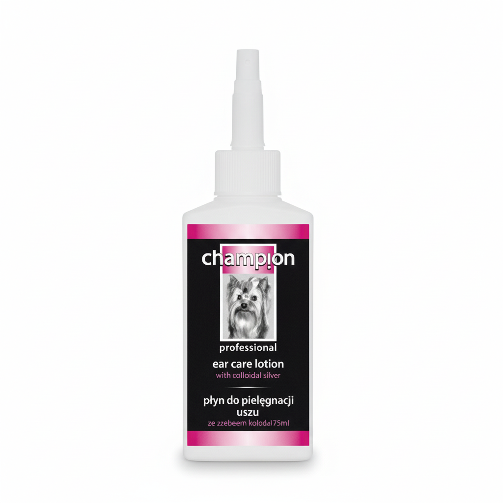 Champion Professional ear care lotion 75ml white background product photo