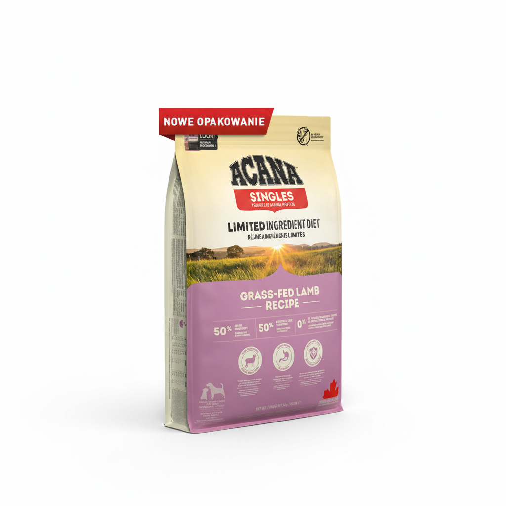 Acana Singles Grass-Fed Lamb Recipe 6kg new packaging