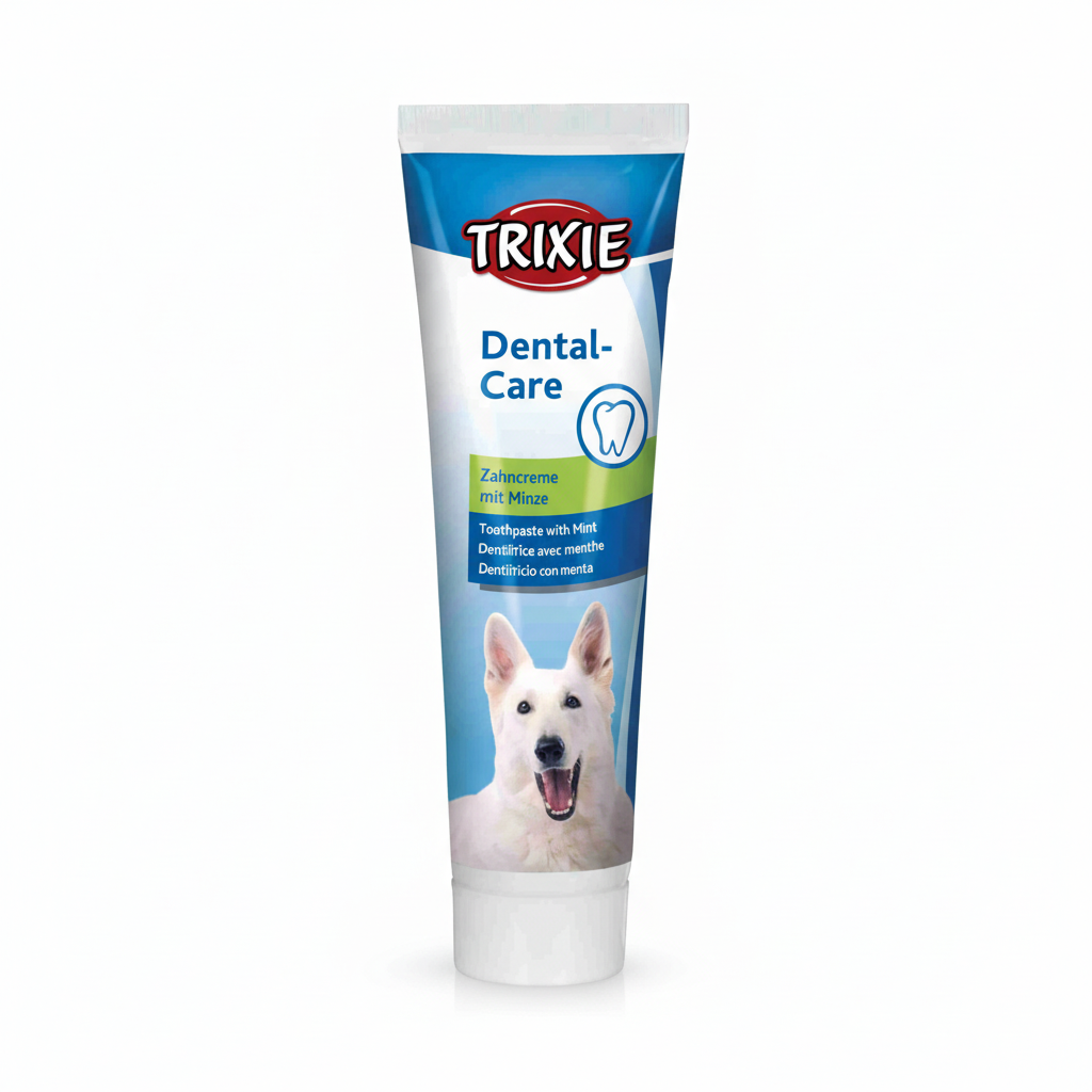Trixie Dental-Care mint toothpaste 100g white background product photo