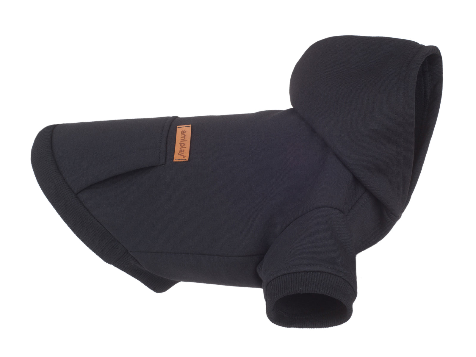 AMIPLAY Bluza Z Kapturem Texas Czarna 50cm