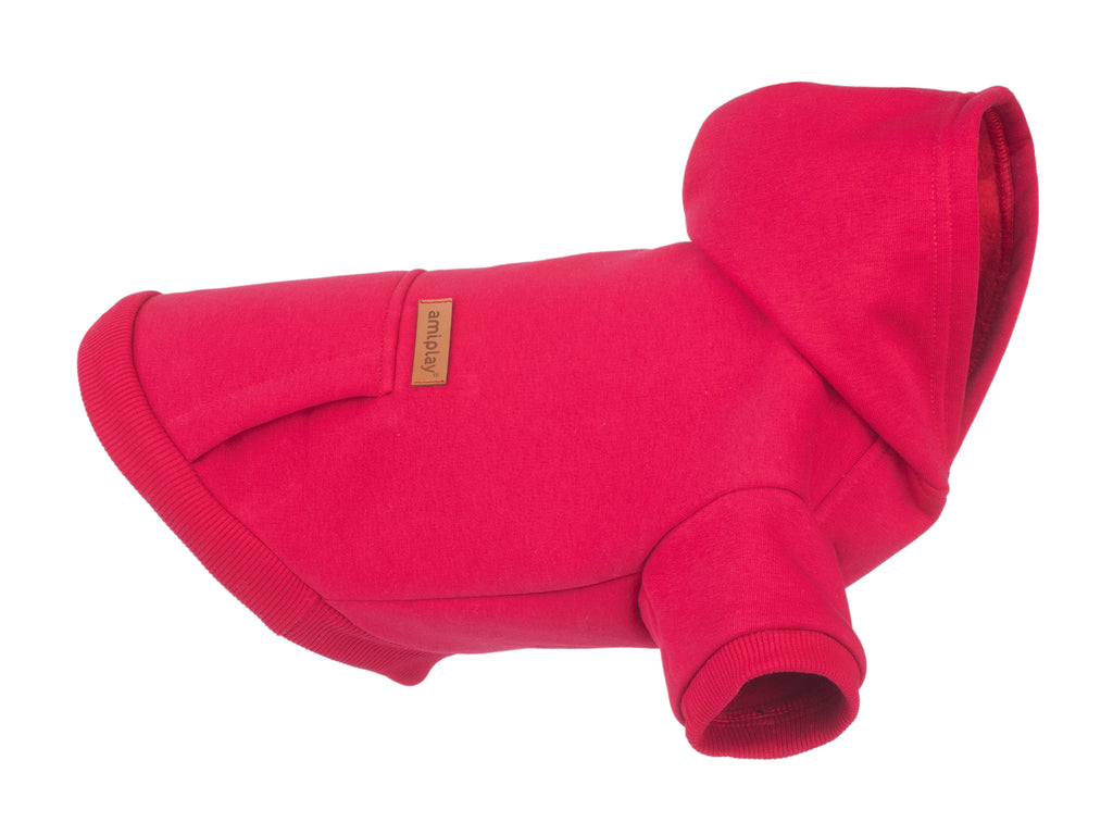 AMIPLAY Bluza Z Kapturem Texas Czerwona 45cm