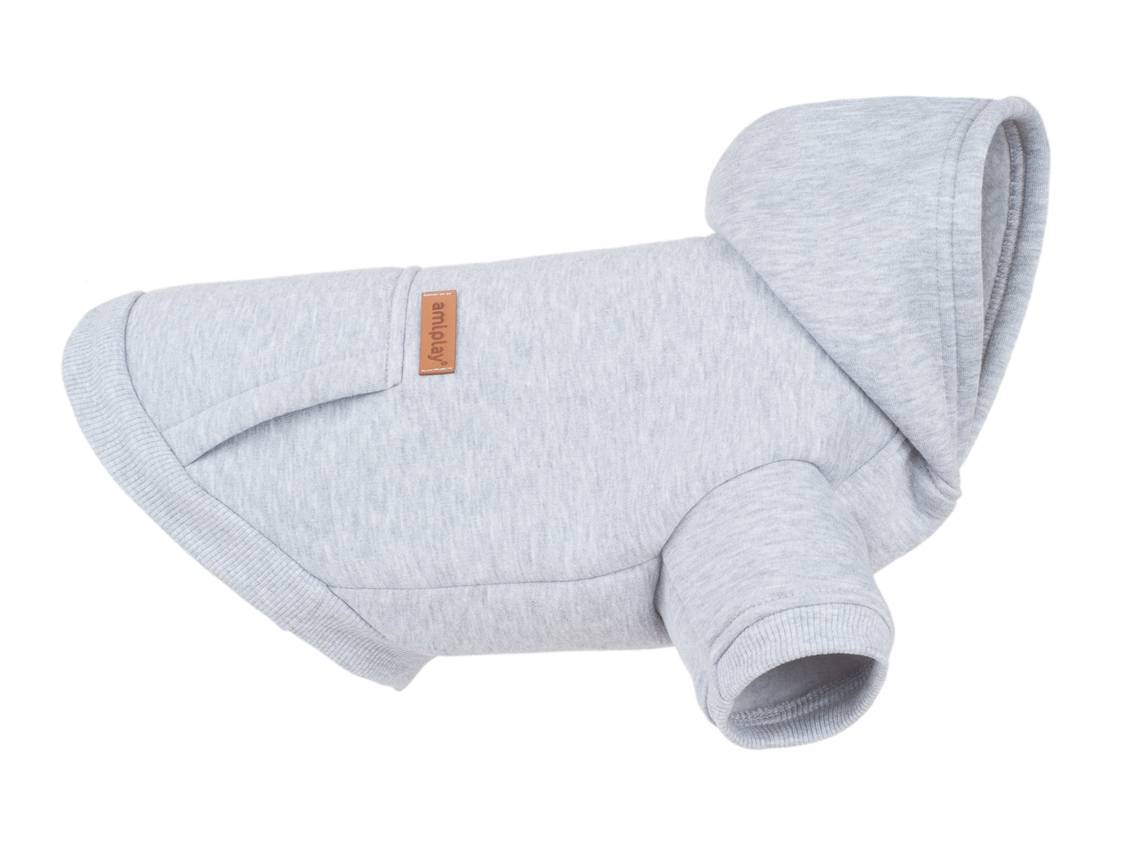 AMIPLAY Bluza Z Kapturem Texas Szara 50cm