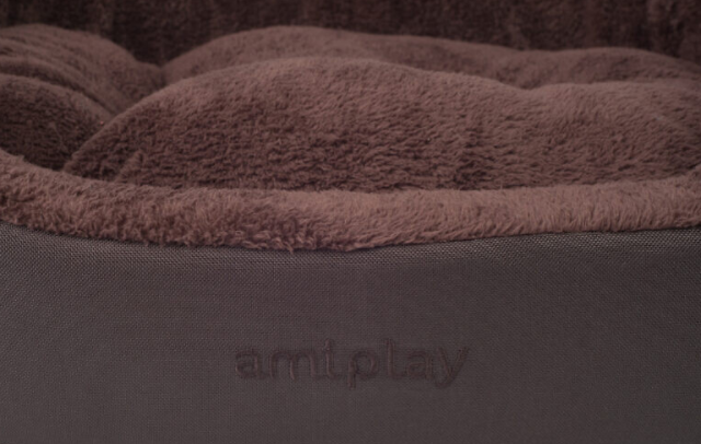AMIPLAY Legowisko Elipsa Aspen Brązowe L