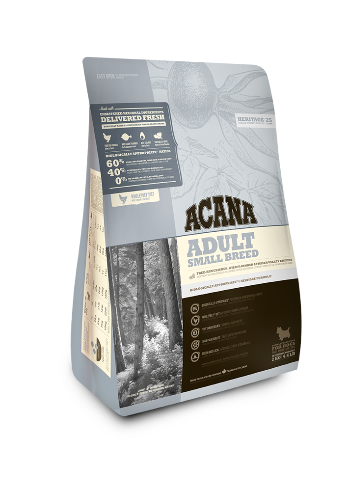 Acana Heirtage Adult Small Breed 2kg