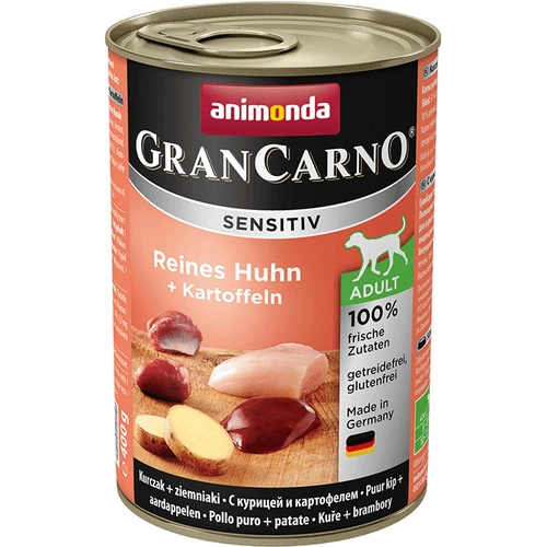 Animonda GranCarno Sensitiv Adult Dog Kurczak I Ziemniaki 400g