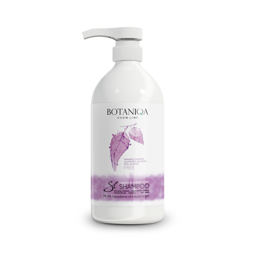 BOTANIQA Harsh & Shiny Coat Shampoo Szampon Dla Psów Szorstkowłosych 1l