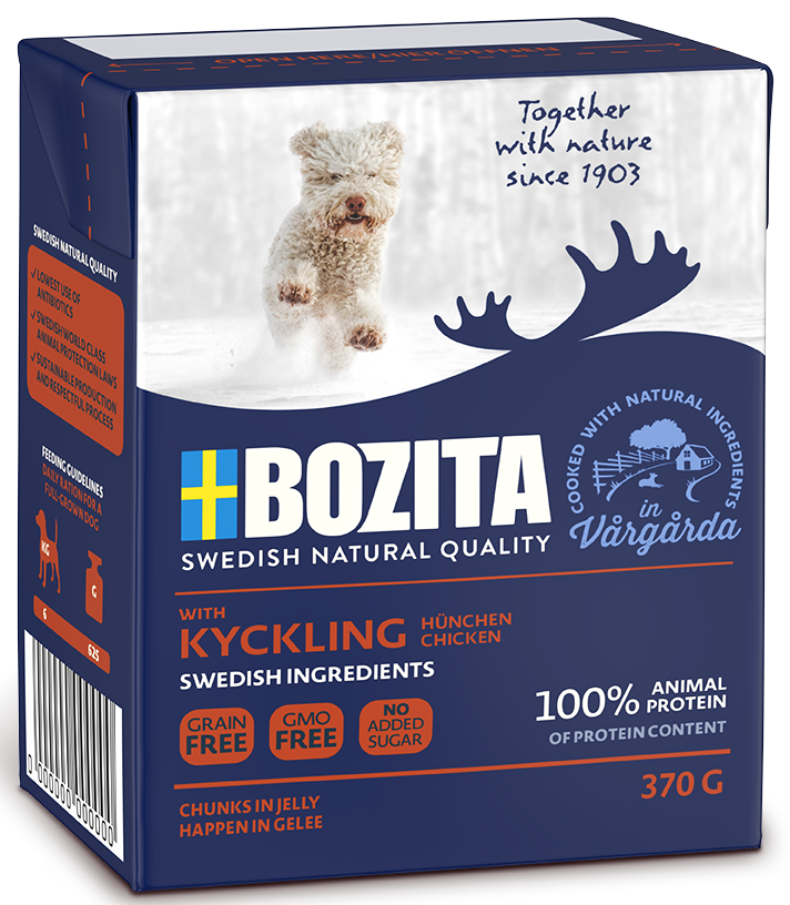 BOZITA Dog Junior Delikatny Kurczak W Galarecie 370g