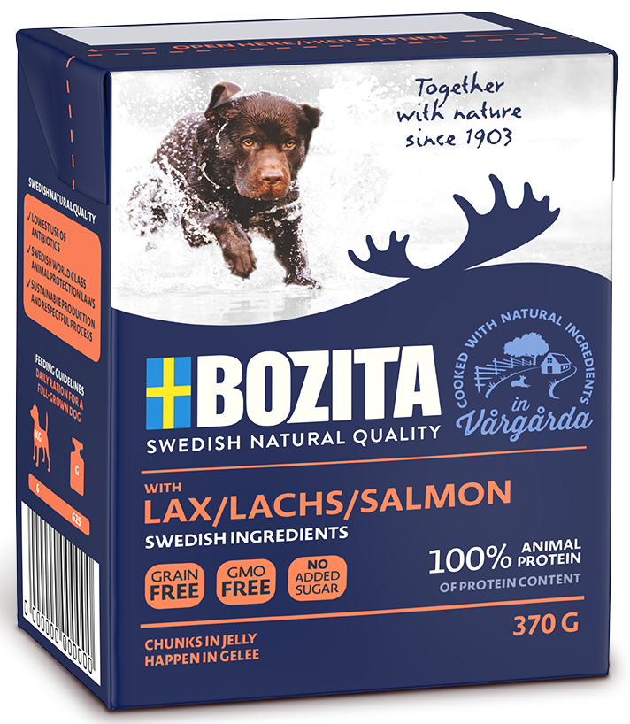 BOZITA Dog Łosoś W Galarecie 370g