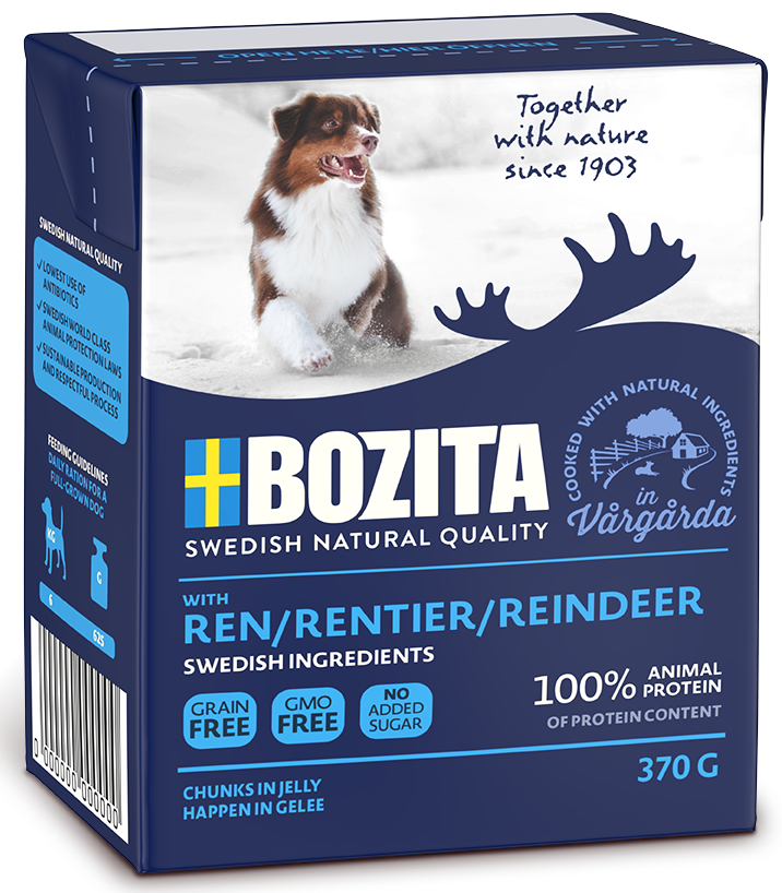 BOZITA Dog Renifer W Galarecie 370g