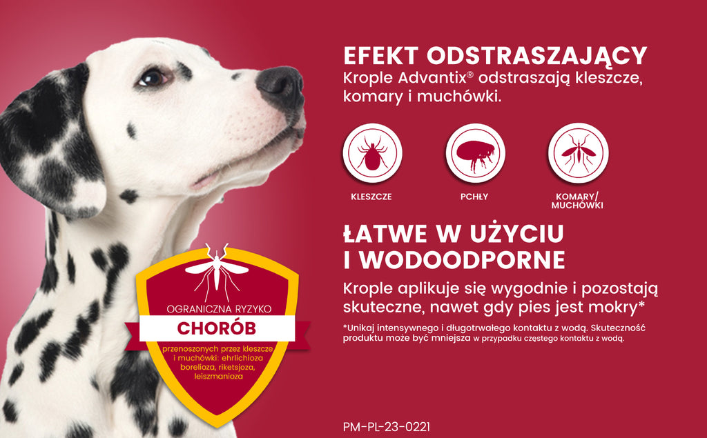 Bayer Advantix Krople Na Kleszcze I Pchły 4ml