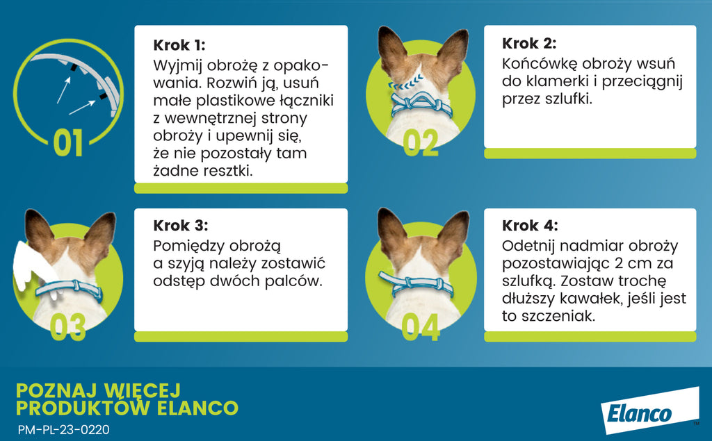 Obroża dla małych psów Bayer Foresto 38cm