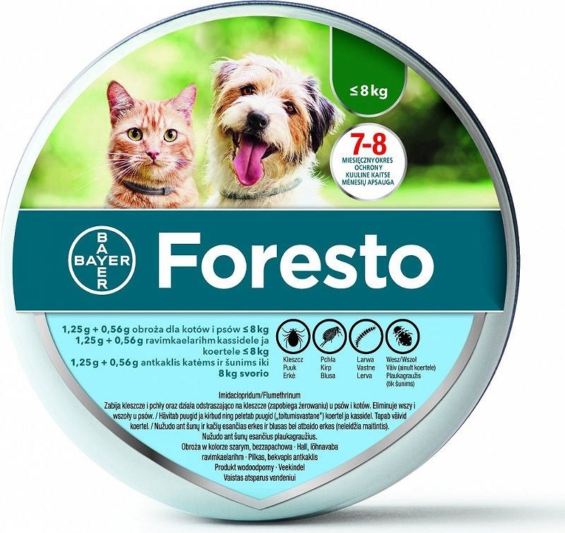 Obroża dla małych psów Bayer Foresto 38cm