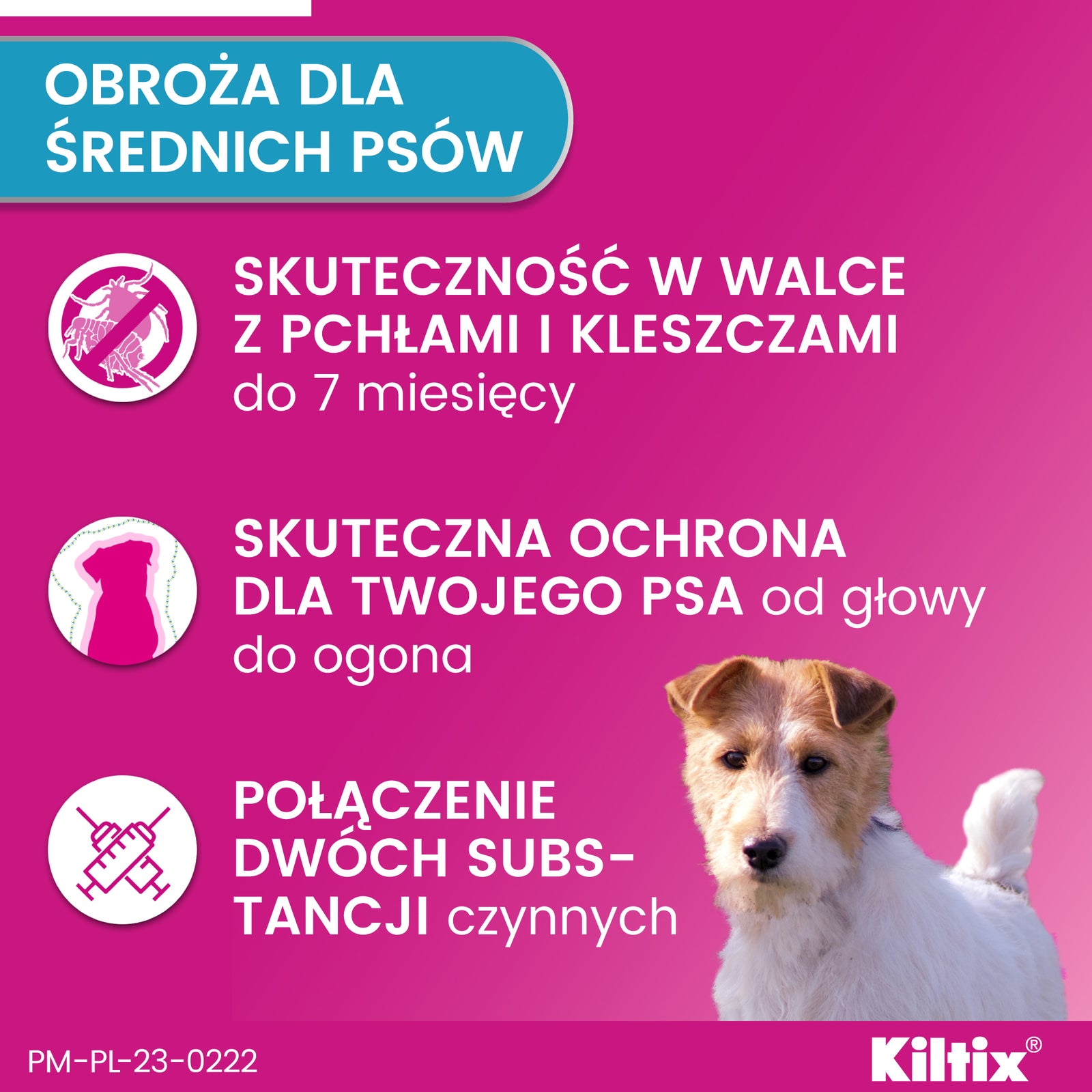 Obroża Na Kleszcze I Pchły Bayer Kiltix 53cm