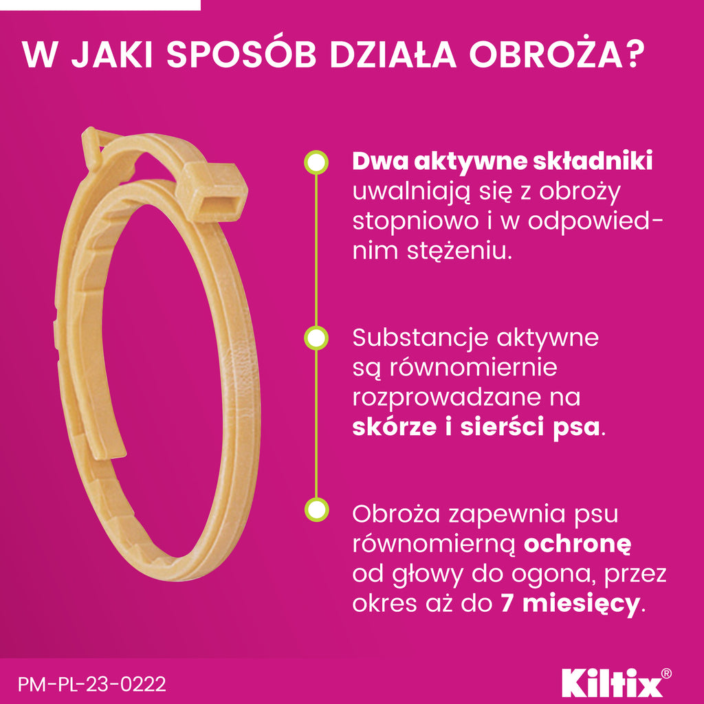 Obroża Na Kleszcze I Pchły Bayer Kiltix 53cm