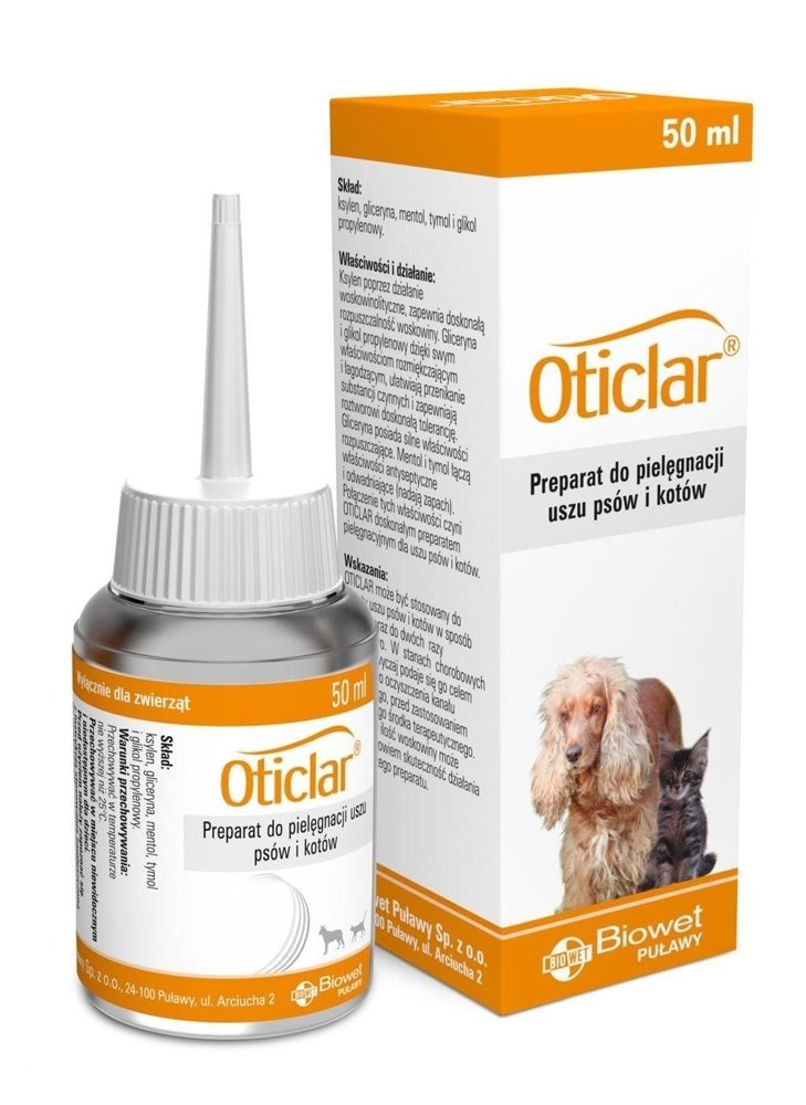 Preparat Do Czyszczenia Uszu Psów Biowet Oticlar