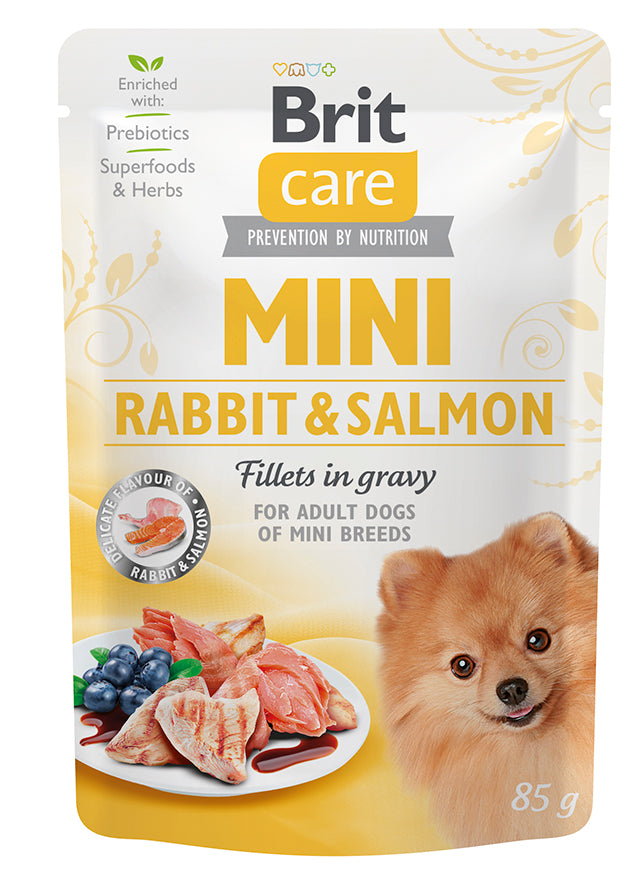 Brit Care Mini Filety W Sosie Z Królika I Łososia 85g