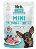 Brit Care Mini Filety W Sosie Z Łososia I Śledzia 85g