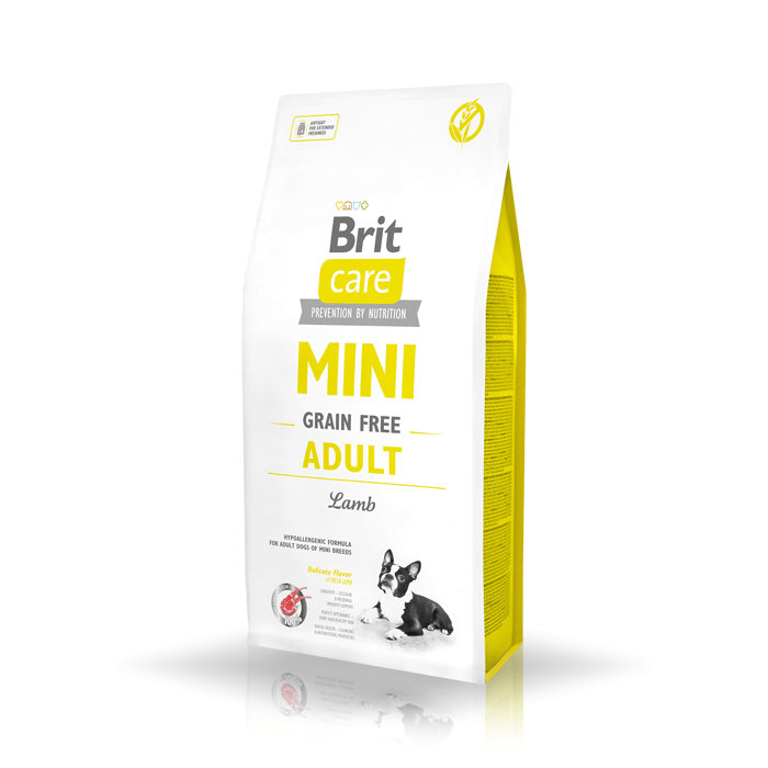 Brit Care Mini Grain-Free Adult pełnoporcjowa karma bezzbożowa dla psów rasy małej Jagnięcina 400g