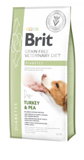 Brit Grain Free Veterinary Diet Dog Diabetes Indyk Z Groszkiem 2kg