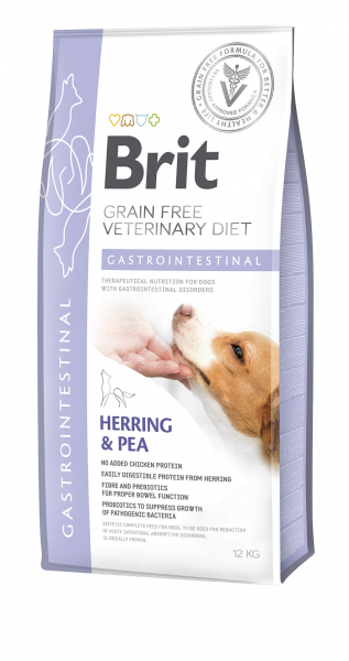 Brit Grain Free Veterinary Diet Dog Gastrointestinal Śledź Z Groszkiem 2kg