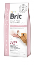 Brit Grain Free Veterinary Diet Dog Hypoallergenic Łosoś Z Groszkiem 12kg