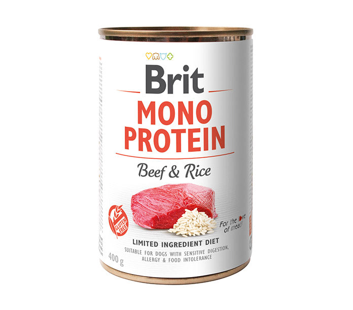 Brit Mono Protein Beef & Brown Rice 400g
