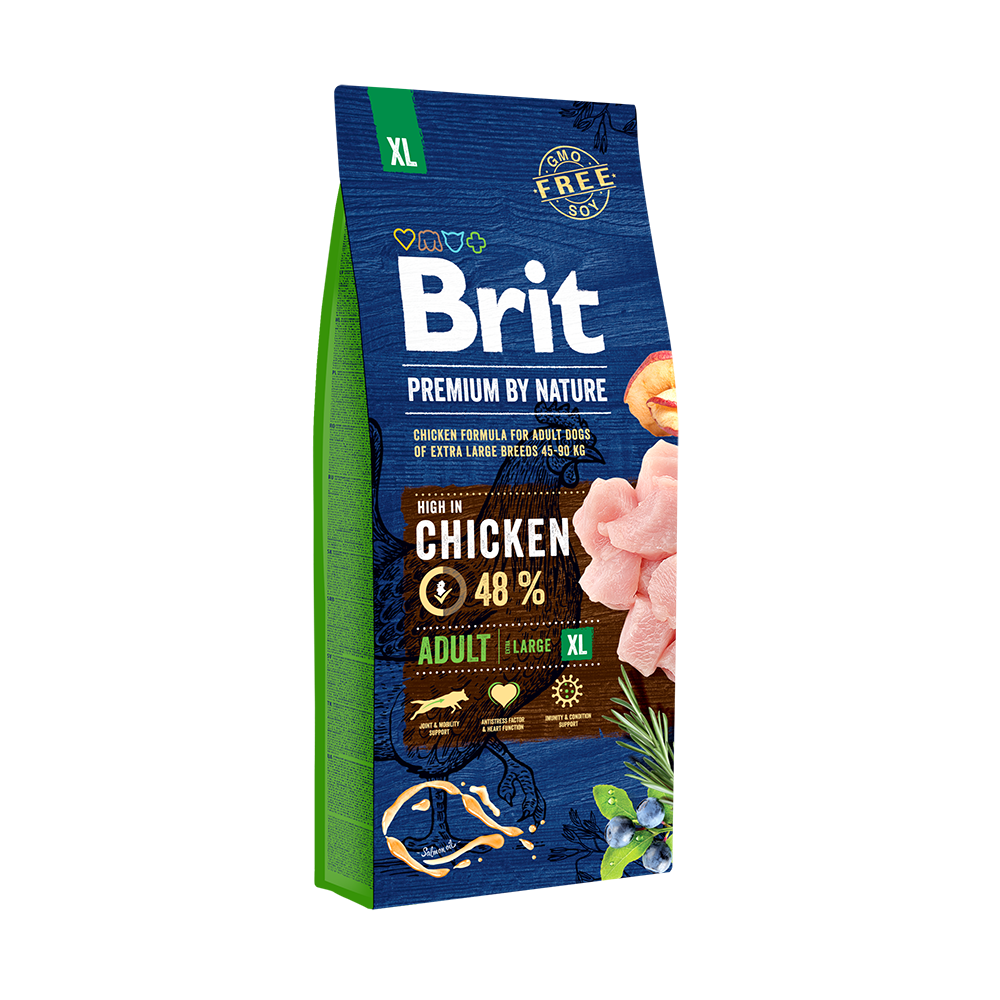 Brit Premium By Nature Adult XL Z Kurczakiem 15kg