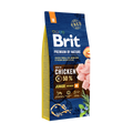 Brit Premium By Nature Junior M Z Kurczakiem 15kg