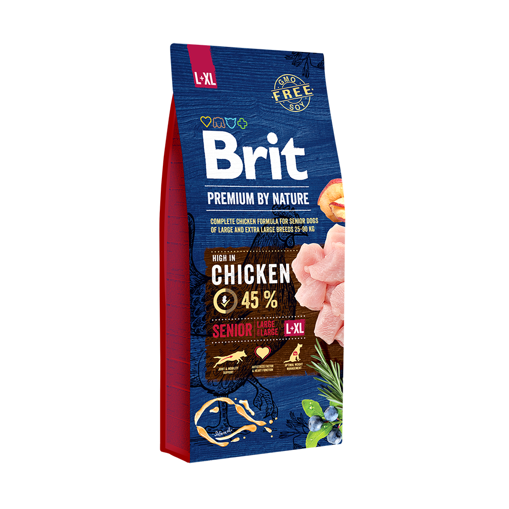 Brit Premium By Nature Senior L+XL Z Kurczakiem 15kg