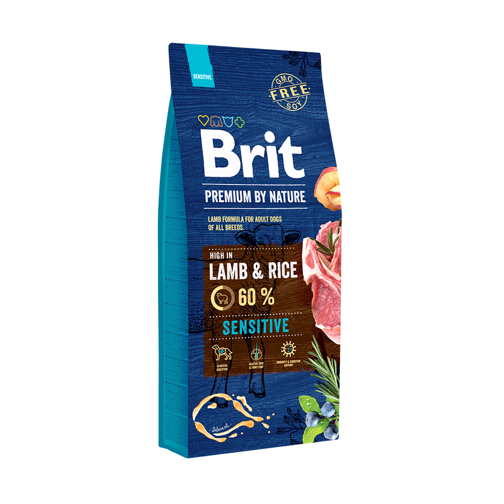 Brit Premium By Nature Sensitive Z Jagnięciną I Ryżem 15kg
