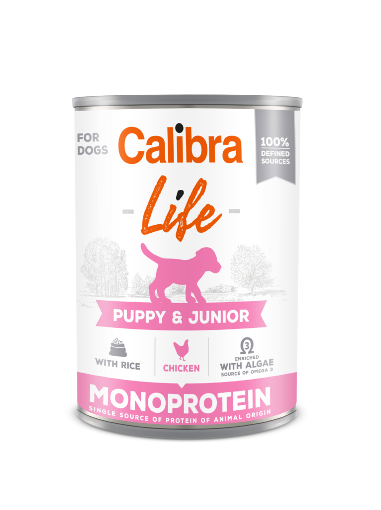 Calibra Dog Life Puppy & Junior Chicken Karma Dla Psa 400g