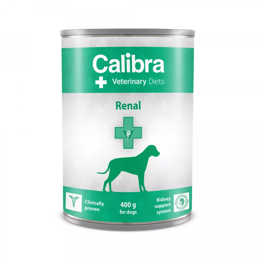 Calibra Veterinary Diets Dog Renal Specjalistyczna karma weterynaryjna dla psów wspomagająca pracę nerek 400g (puszka)