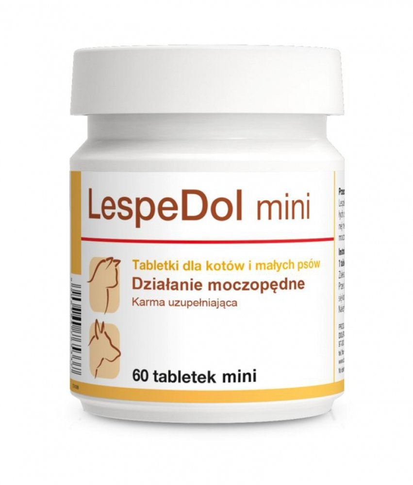 Dolfos LespeDol Mini 60 Tabletek – dla zdrowej wątroby dla małych psów