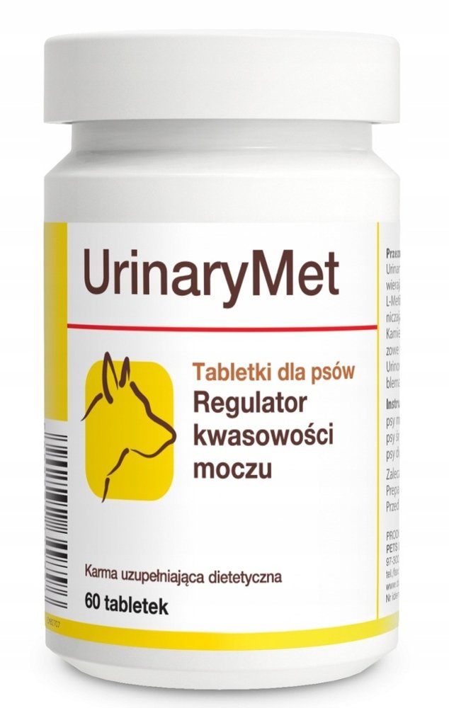Dolfos UrinaryMet 60 tabletek dla psów – wsparcie układu moczowego