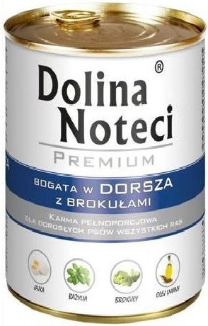 Dolina Noteci Premium Dorsz Z Brokułami 400g