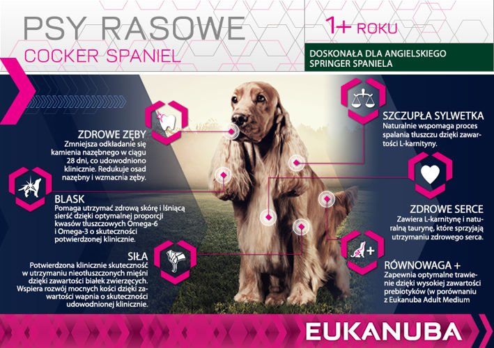 Eukanuba Adult Cocker Spaniel 7,5kg