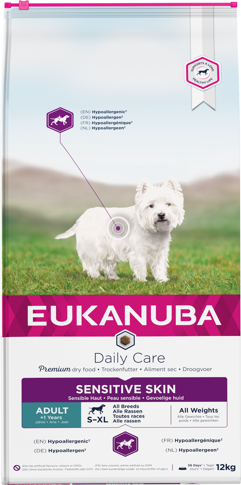 Eukanuba Daily Care Adult Sensitive Skin 12kg