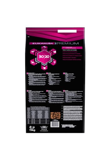 Eukanuba Dog Dry Premium Working & Endurance Chicken Bag 15kg