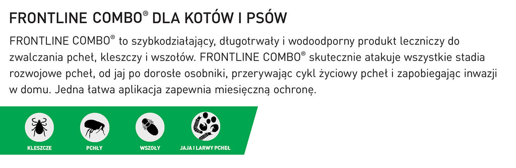FRONTLINE Combo Spot-On Dla Psa 3x1,34ml