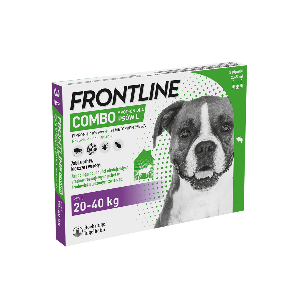 FRONTLINE Combo Spot-On Dla Psów 3x2,68ml