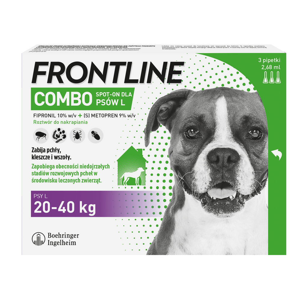 FRONTLINE Combo Spot-On Dla Psów 3x2,68ml