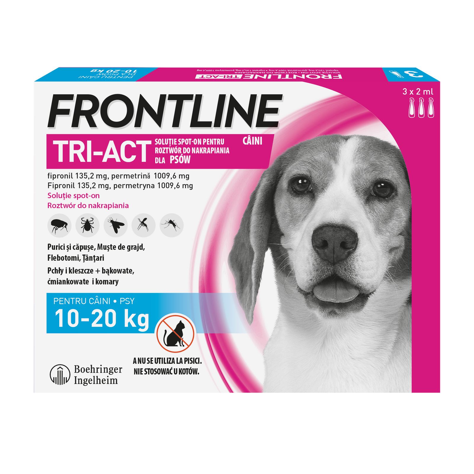 FRONTLINE Tri-Act Dla Psów