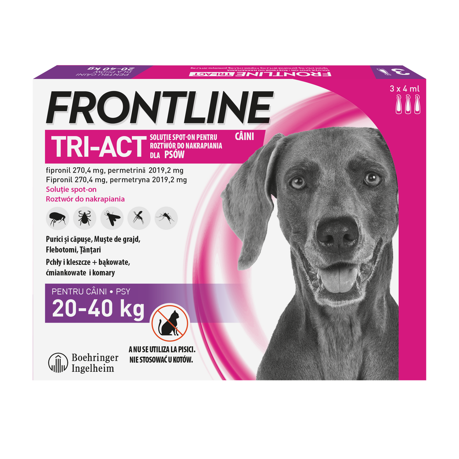FRONTLINE Tri-Act Dla Psów