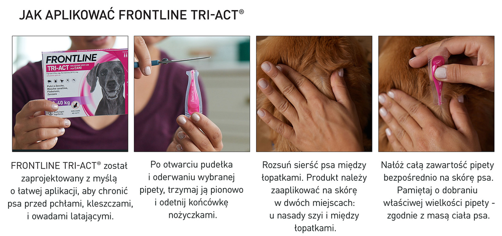 FRONTLINE Tri-Act Dla Psów