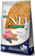 Farmina N&D Ancestral Grain Canine Adult Medium&Maxi Lamb&Blueberry 12kg