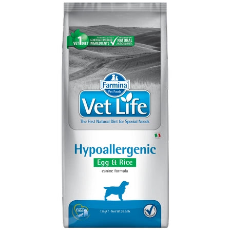 Farmina Vet Life Canine Hypoallergenic Egg&Rice 12kg